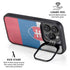 Slovakia Flag Distressed iPhone 15 Pro Kickstand Case